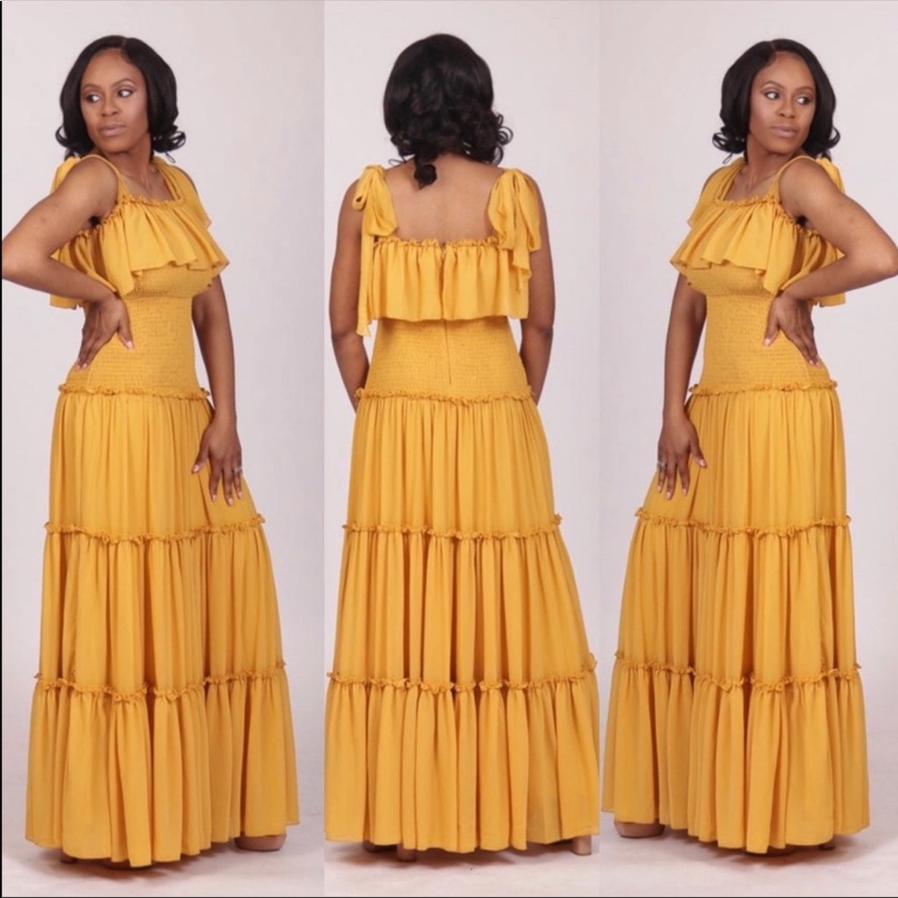 Lemonade Maxi Dress (Color: White Only)